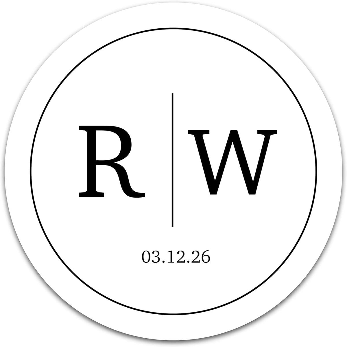 Personalized Wedding Stickers - Custom Wedding Envelope Seals for Invitations, Thank You Cards, and