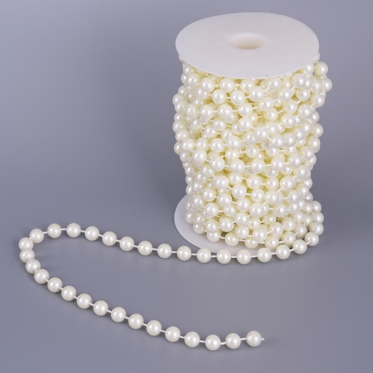 11 Yards/33Feet Pearl Garland Craft String Pearls, Faux Pearl for Wedding Party Decoration