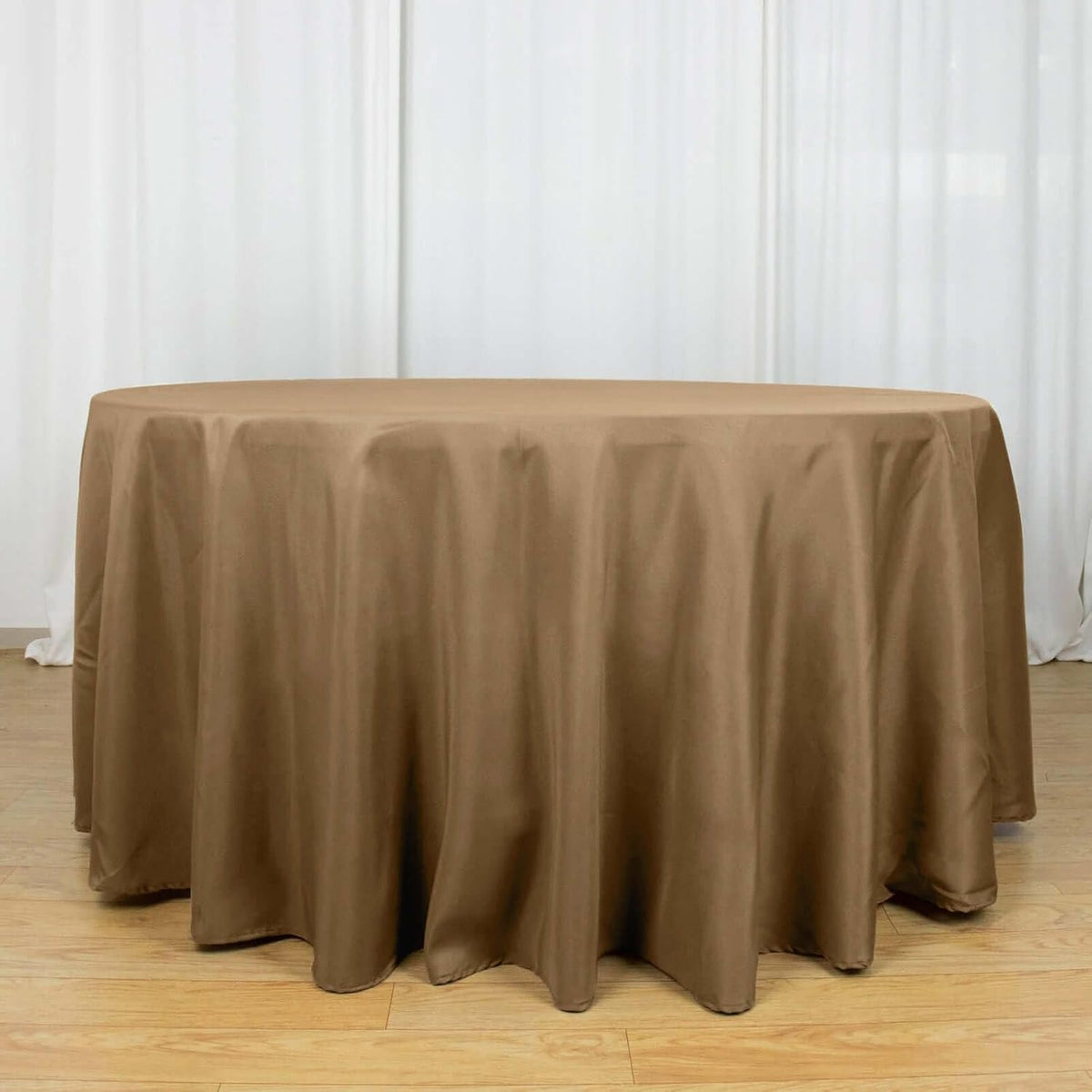 Efavormart Round Tablecloth, 120 Inch Stain & Wrinkle Resistant Washable Table Cloth, Decorative