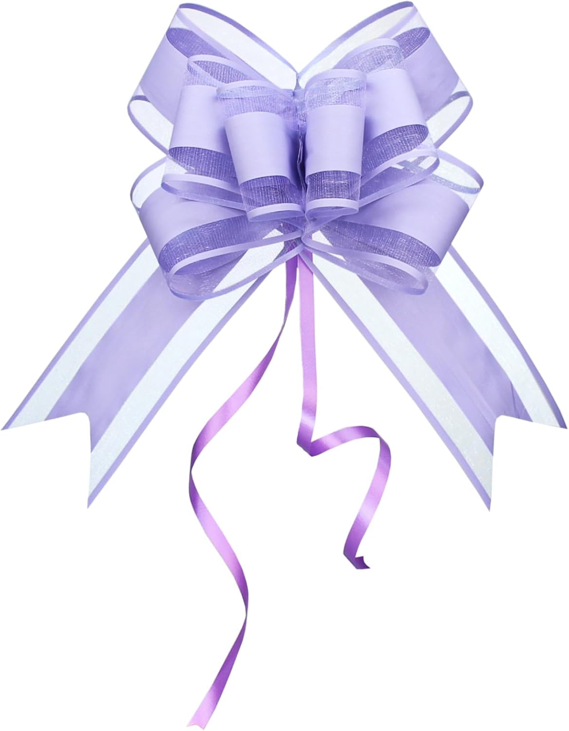 WEWILUCK Bows for Gift Wrapping, Light Purple Gift Bows for Presents, Gift Baskets, Big Fancy Bow