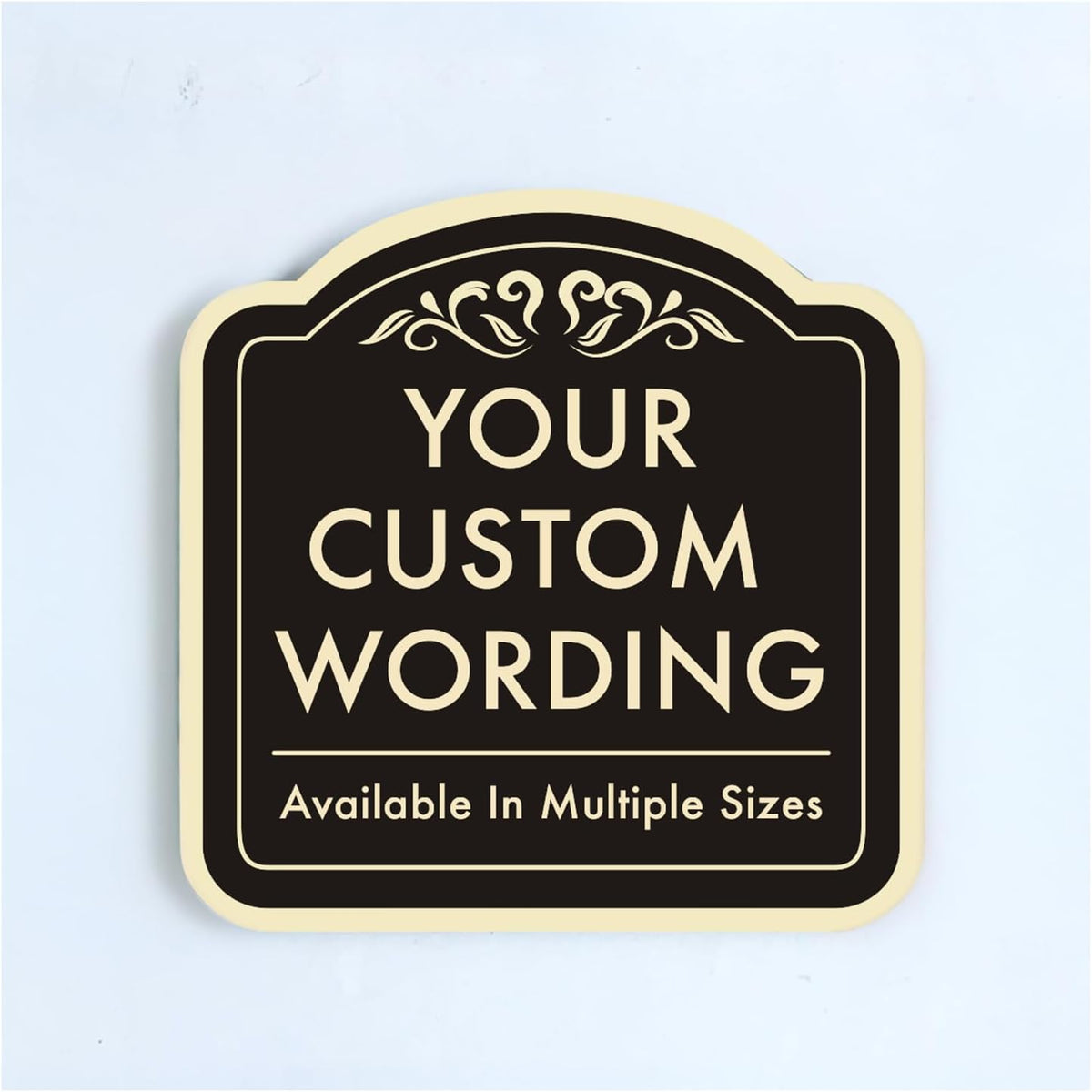 Custom Decorative Outdoor Metal Signs, Personalized Aluminum Signs, Waterproof Made In USA - Design