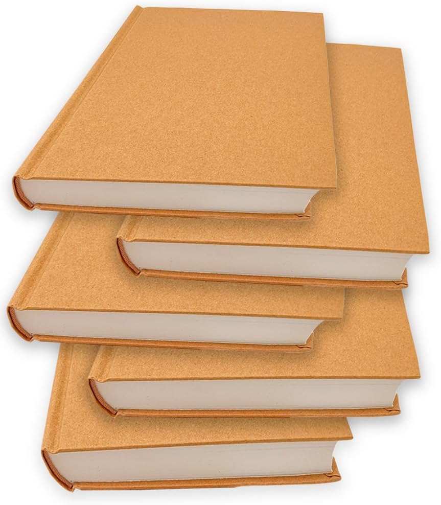 5.5x8.25 Sketch Book, Pack of 3, 360 Sheets (68lb/100gsm), Hardcover Bound Sketch Notebook, 120