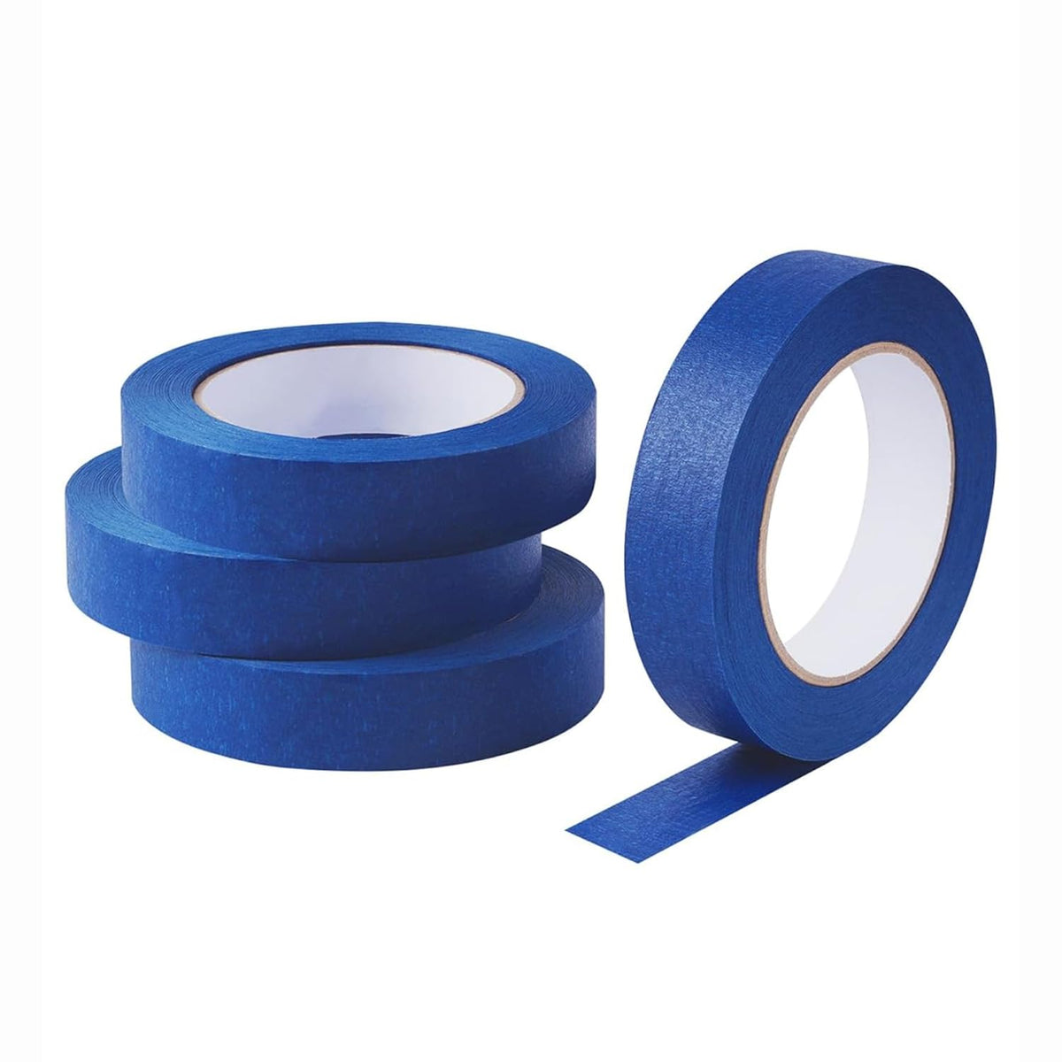 Lichamp 4 Pack Blue Painters Tape 1 inch, Blue Masking Tape 1 inch x 55 Yards x 4 Rolls (220 Total