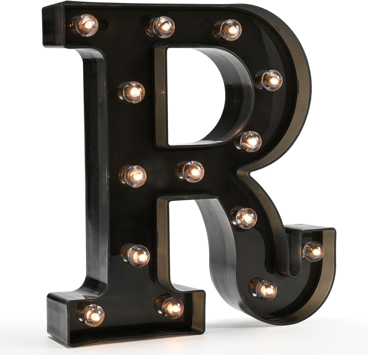 Light Up Black Alphabet Marquee Letters Sign LED Marquee Number Lights Sign for Night Light Home