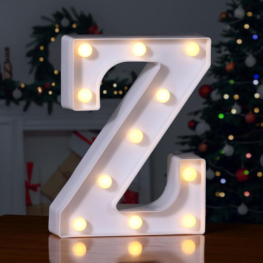 Foaky LED Letter Lights Sign Marquee Light Up Letters Sign for Night Light Wedding/Birthday Party