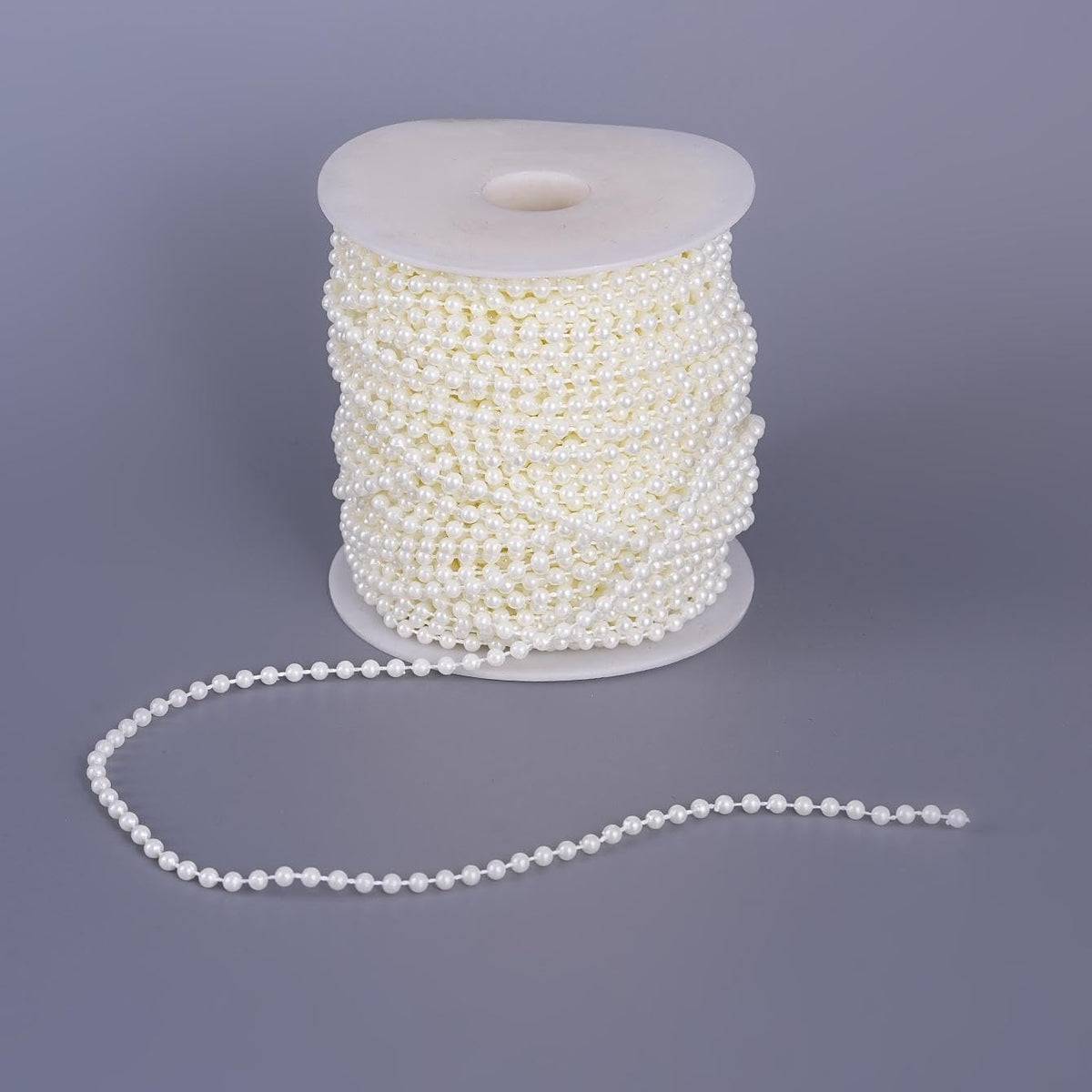 44 Yards/131 Feet Pearl Garland Craft String Pearls, Faux Pearl for Wedding Party Decoration