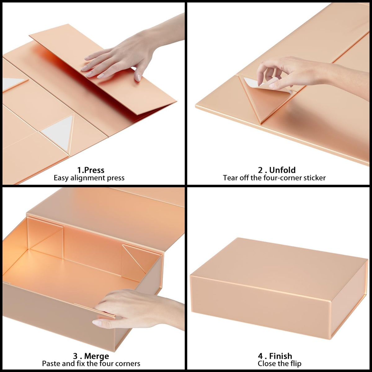 Gift Boxes 11.9" x 8.5" x 3.3" with Magnetic Closure Lid Boex for Presents,Bridesmaid Gifts