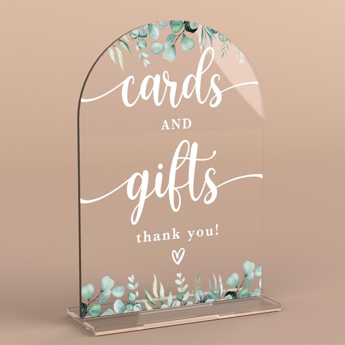 Acrylic Wedding Sign Cards and Gifts Signs Ceremony Modern Calligraphy Arch Acrylic Table Top Signs