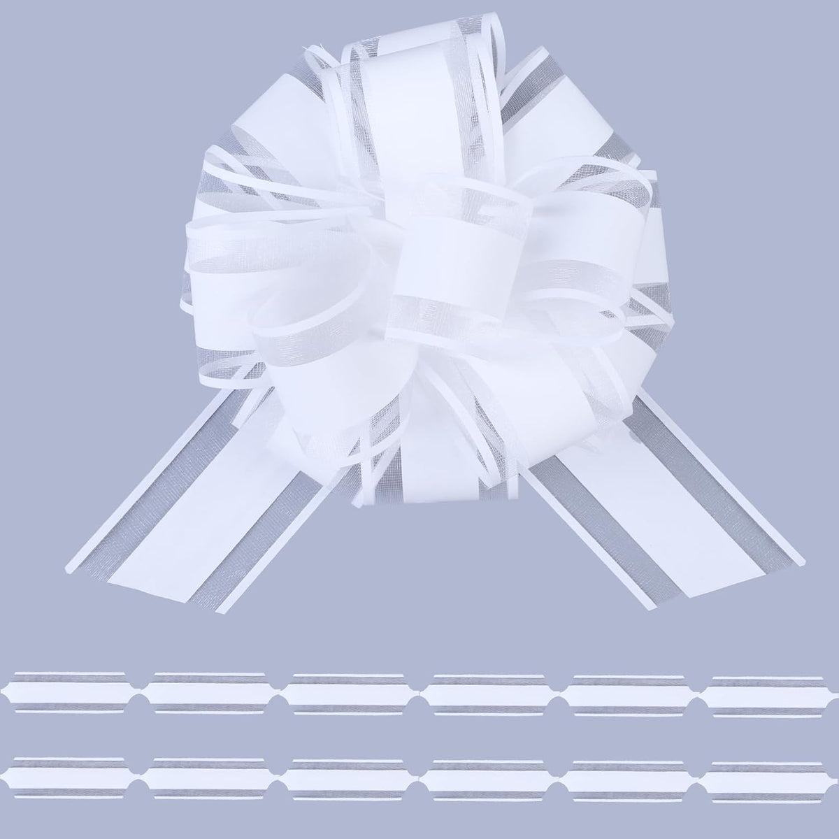 6Pcs 6inch Pull Bow Gift Wrapping,Pull Bow For Gift Basket, Gift Bag Box Wrapping Decor, Valentines