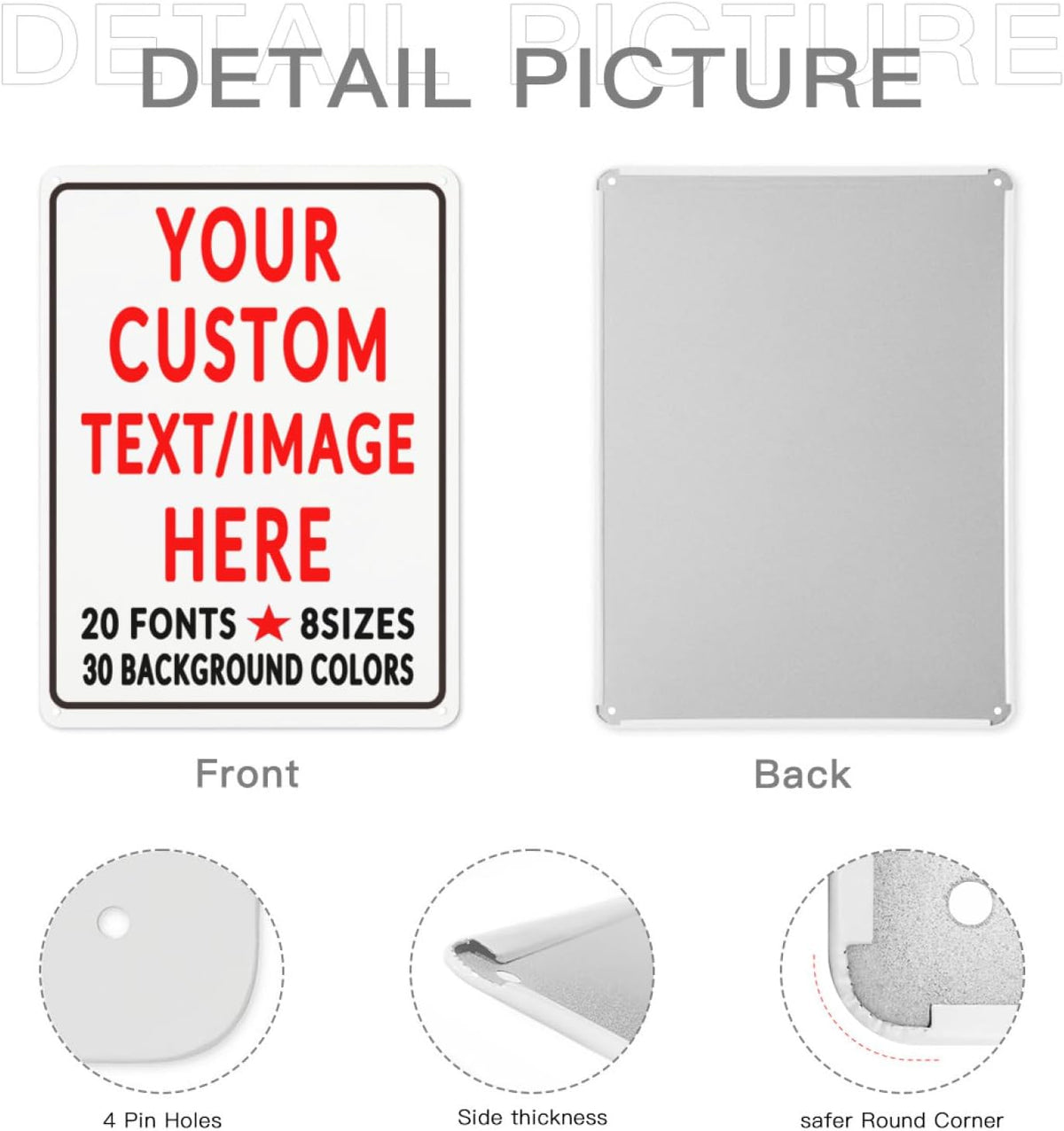 Custom Sign Personalized Custom Metal Sign, Customize For Office, Business, Workplace, Office