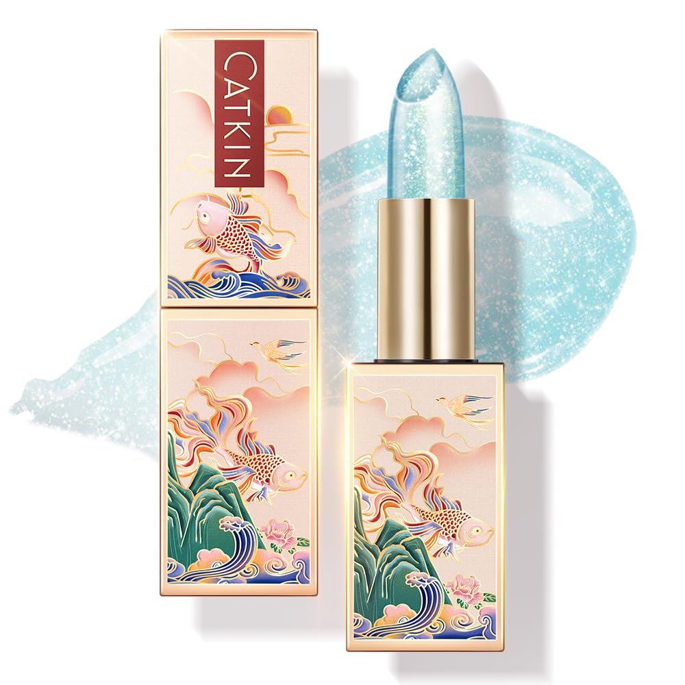CATKIN Lip Balm Tinted Color Changing Lipstick Ultra Hydrating Lip Moistrurizer Lip Care with
