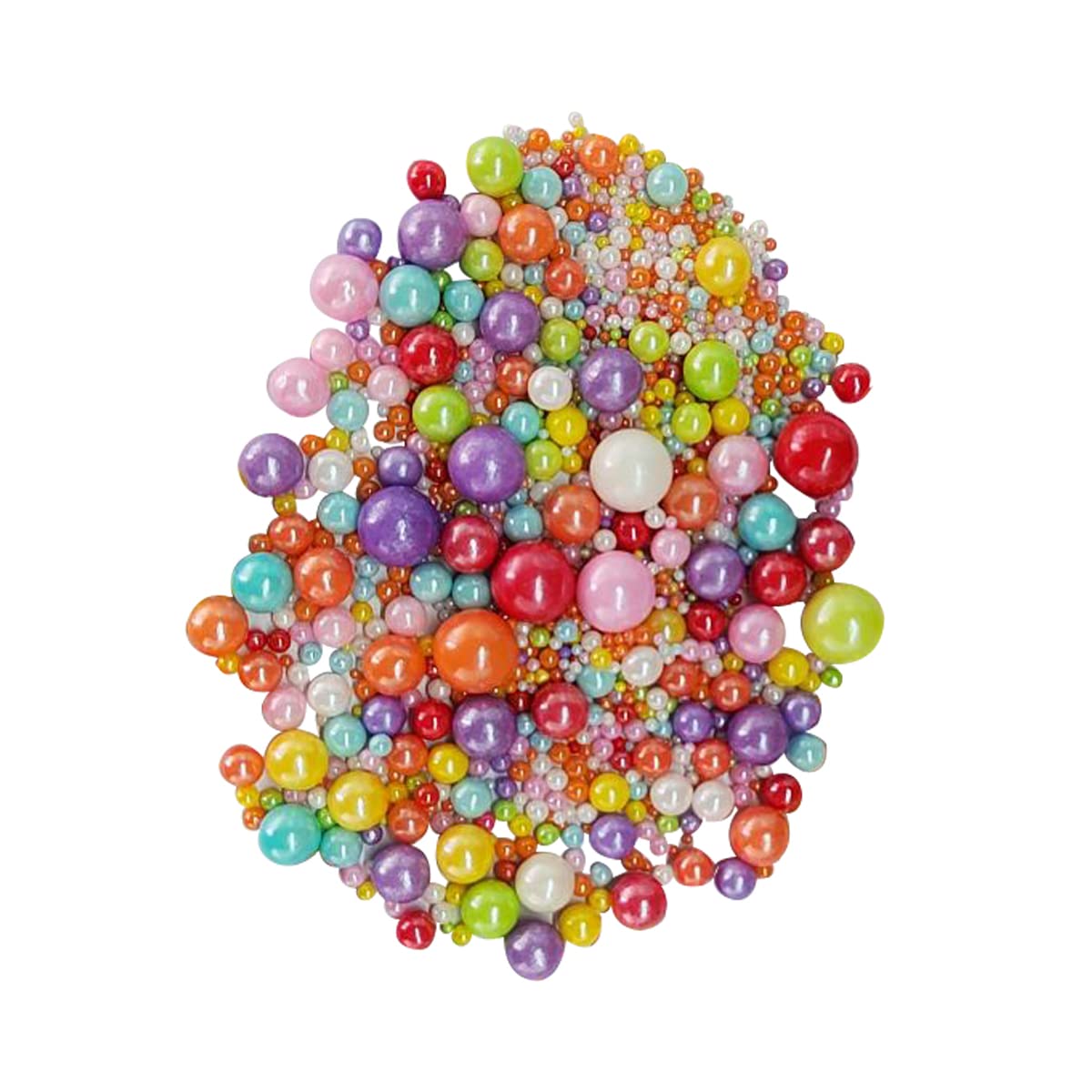 Edible Multicolor Sugar Pearls Candy Sprinkles 120G/ 4.23Ounce Baking Cake Sprinkles Cupcake and