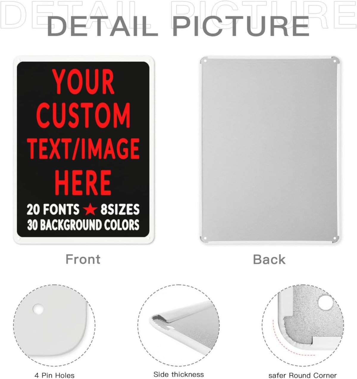 Custom Sign Personalized Custom Metal Sign, Customize For Office, Business, Workplace, Office