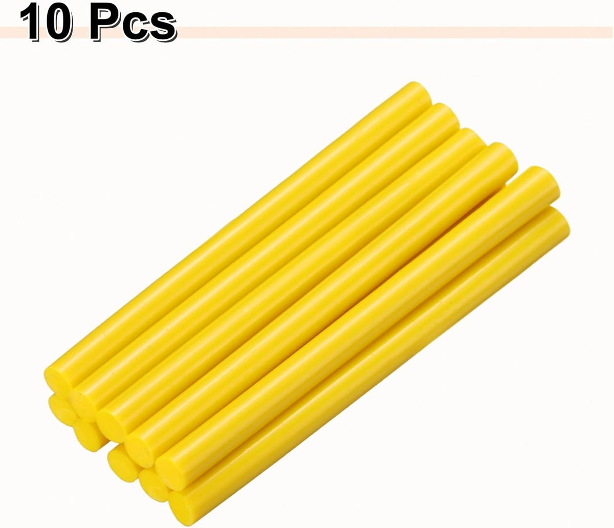 HARFINGTON 10pcs Hot Glue Sticks 0.28" Dia x 3.94" Long EVA Mini Hot Melt Adhesive Glue Stick for