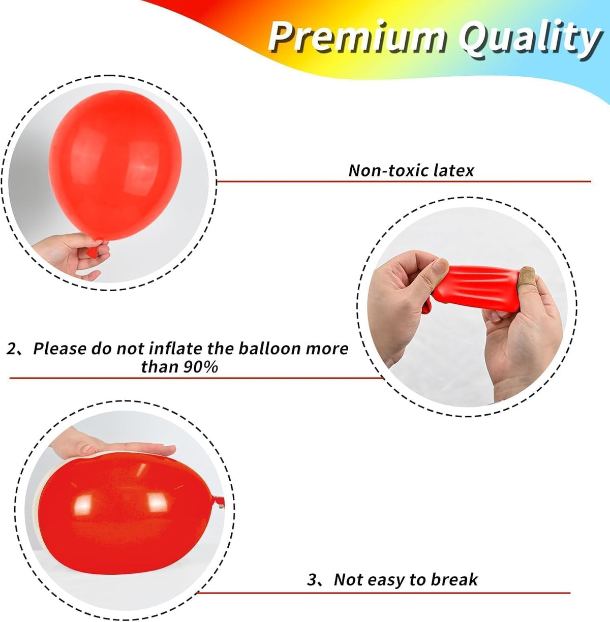 Color Balloons - 12 Inch Red, Blue, Yellow Cow Print Sky Blue Cloud Story Balloons for Party Themed