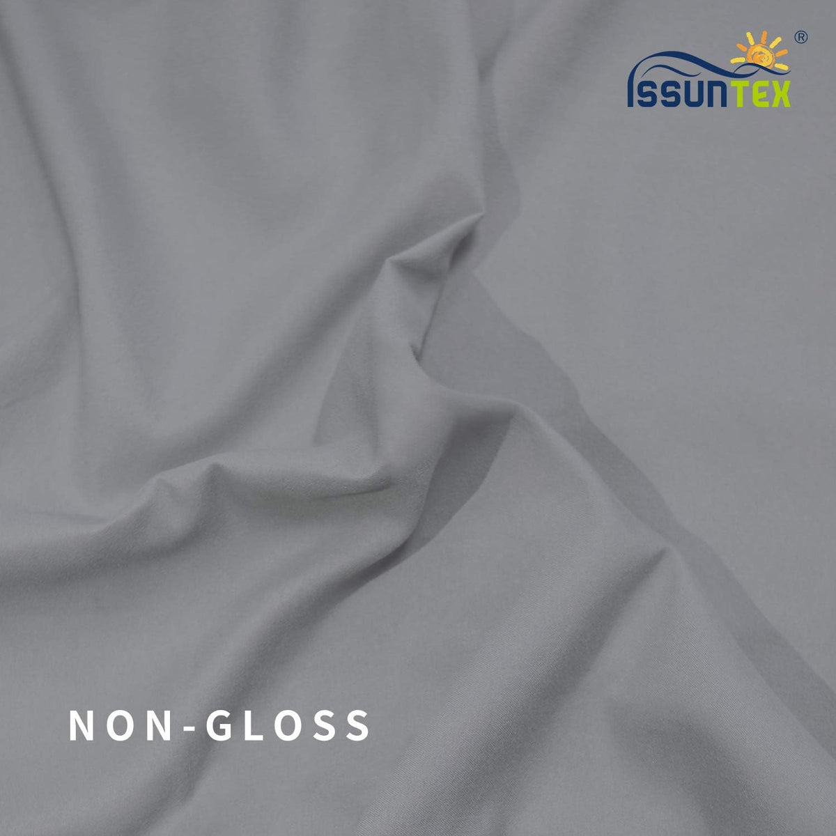 ISSUNTEX 5X6.5 ft Gray Background Backdrop,Photo Studio,Collapsible High Density Screen for Video