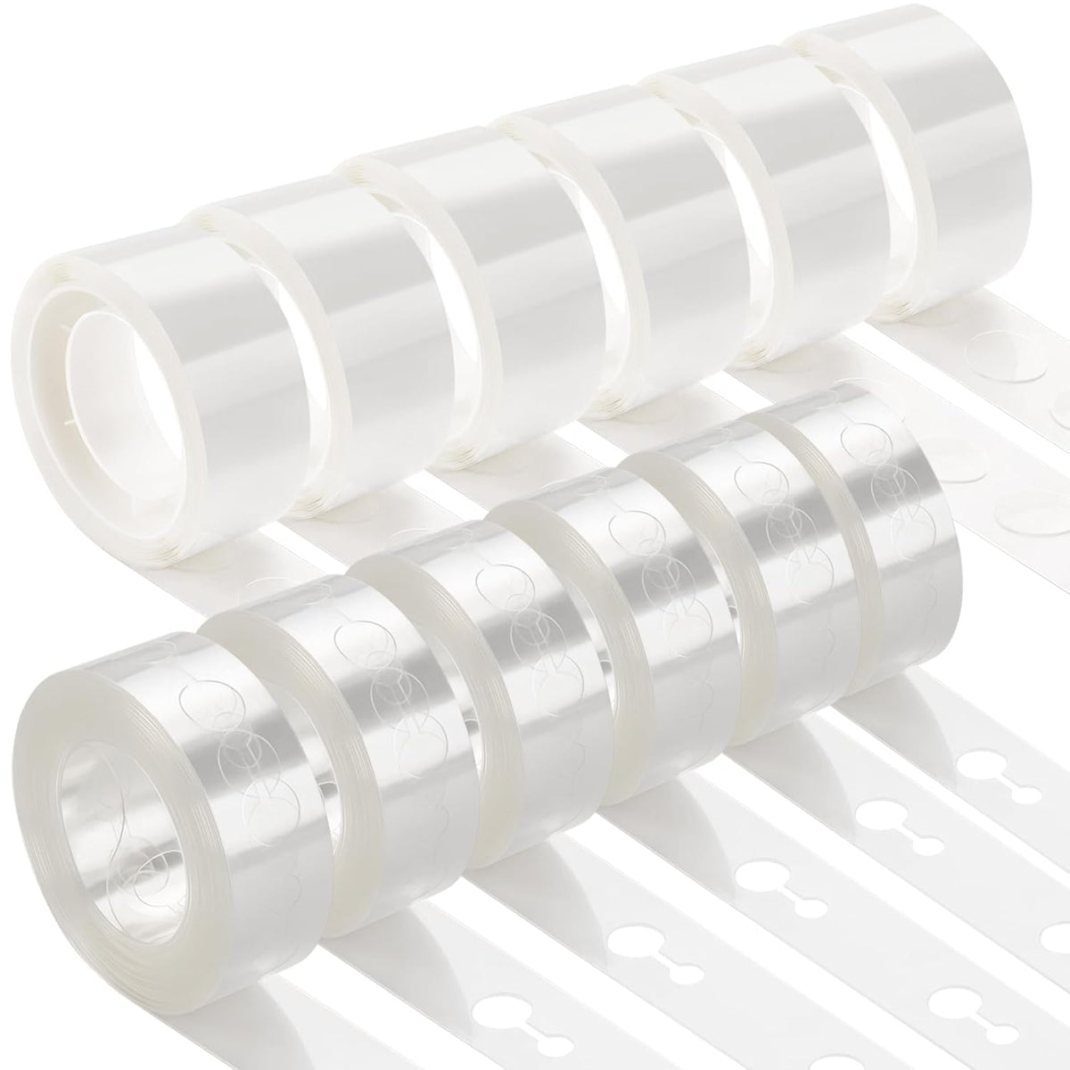 KICNIC Balloon Arch Kit, 6 Tape Strips and 6 Glue Point Dots for Garland, Party, Wedding, Birthday