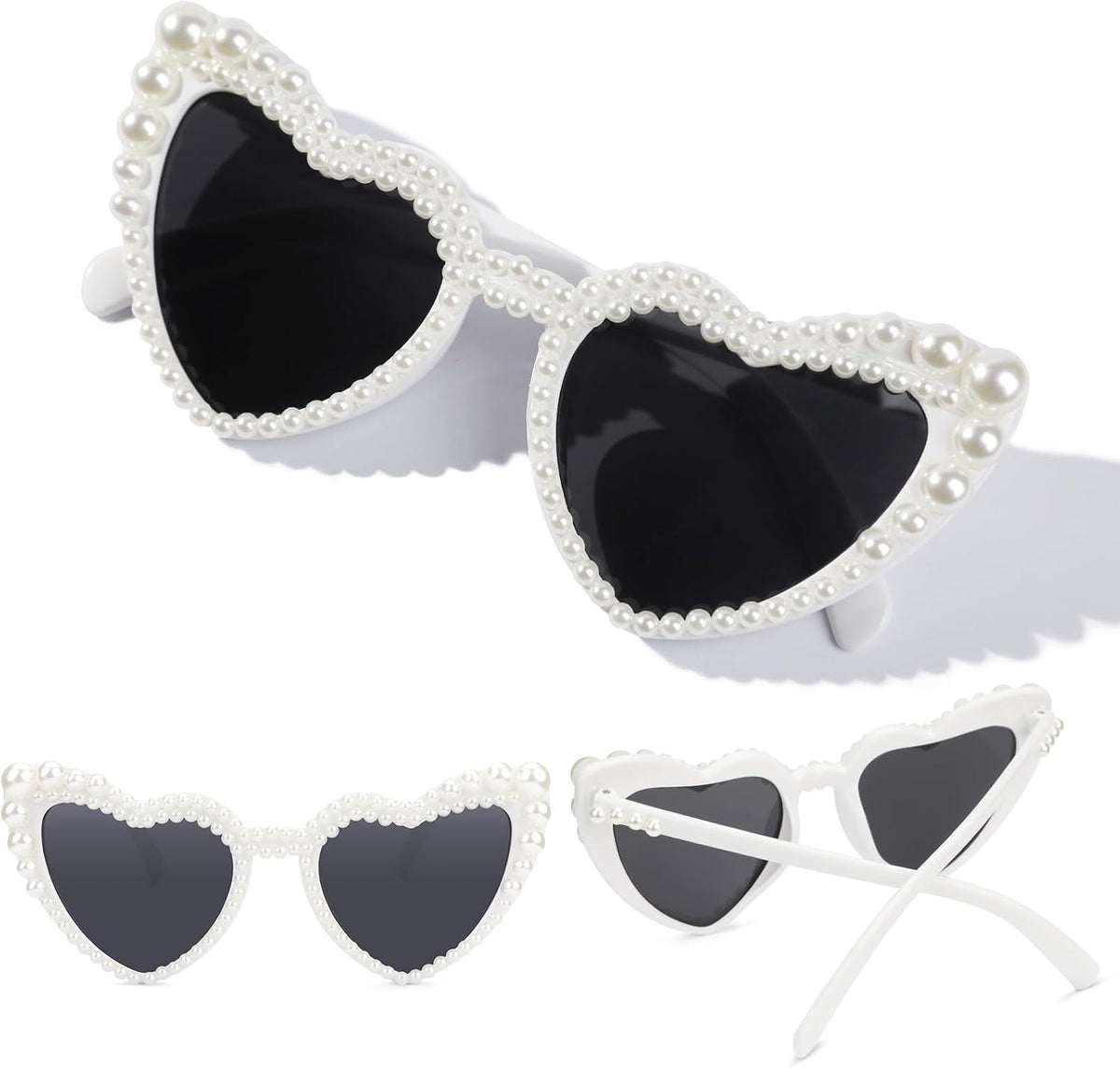YOGFIT Heart Sunglasses for Women Fashion Classic Love Eye Protection Sunglasses Vintage Cute Heart