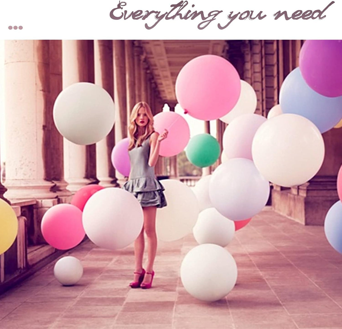 KAWKALSH White Balloon Arch Kit 111Pcs 18 12 5 Inch Latex Party Balloons Garland for Birthday Baby