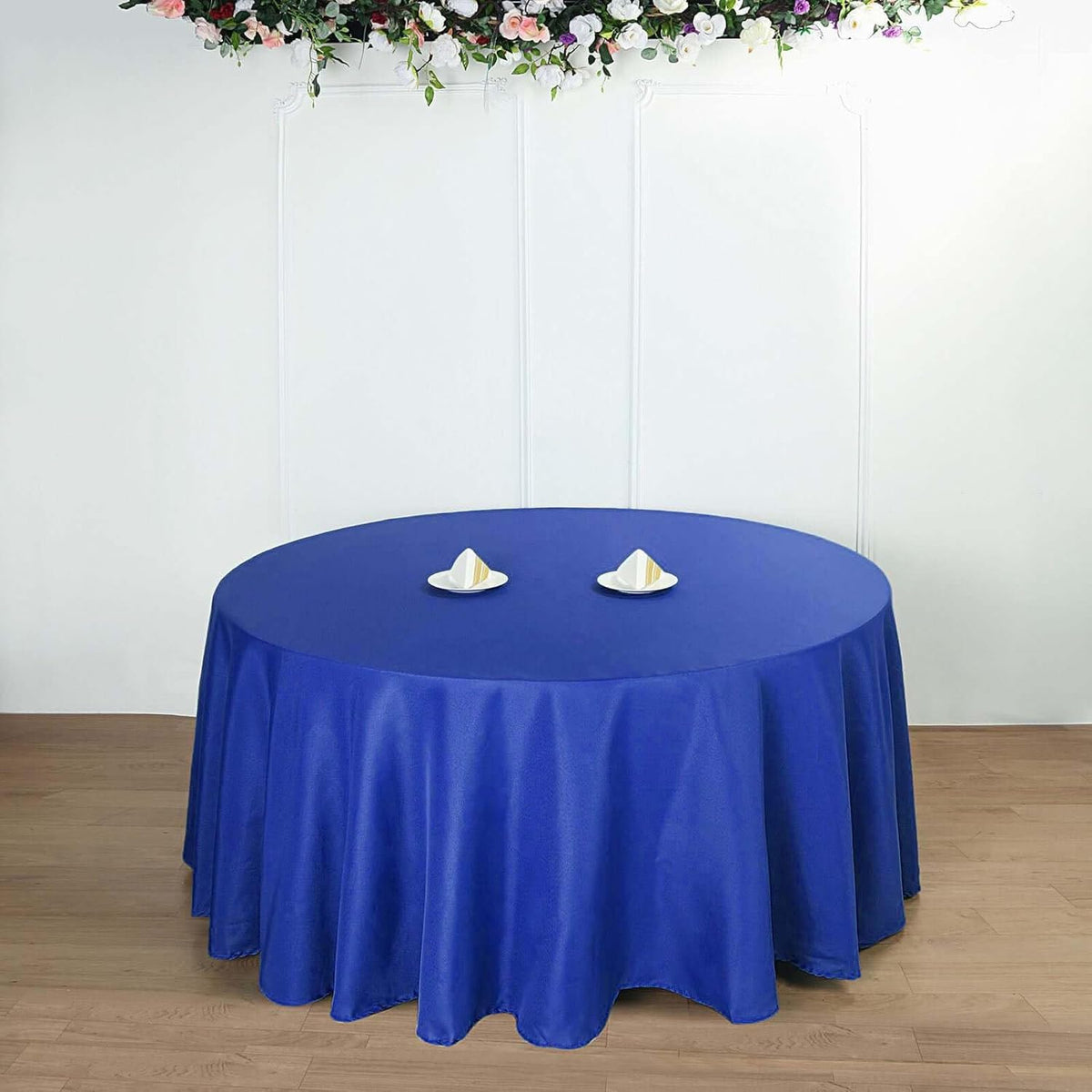 Efavormart Round Tablecloth, 132 Inch Stain & Wrinkle Resistant Washable Table Cloth, Decorative