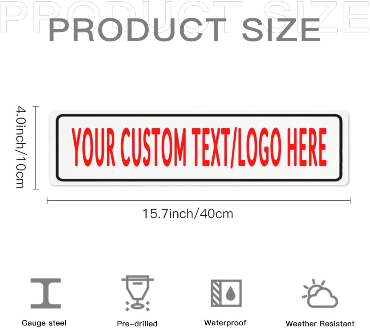 Custom Sign Personalized Custom Metal Sign, Customize For Office, Business, Workplace, Office