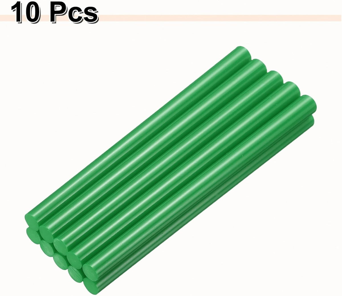HARFINGTON 10pcs Hot Glue Sticks 0.43" Dia x 7.87" Long EVA Mini Hot Melt Adhesive Glue Stick for