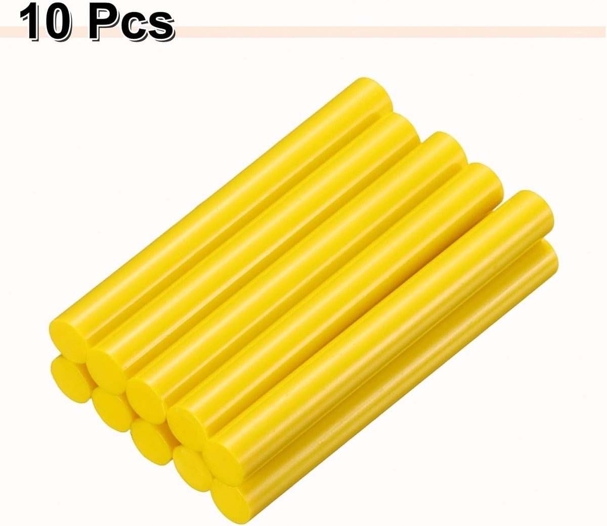 HARFINGTON 10pcs Hot Glue Sticks 0.43" Dia x 3.94" Long EVA Mini Hot Melt Adhesive Glue Stick for