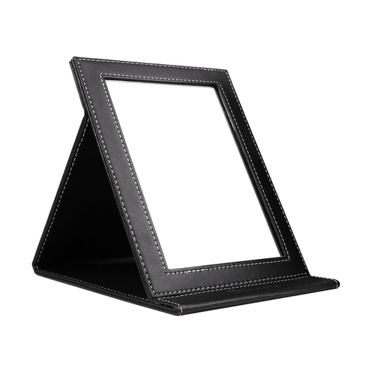 DUcare Folding Mirror Portable Travel PU Portable Adjustable Rectangular Ultrathin Vanity Mirror