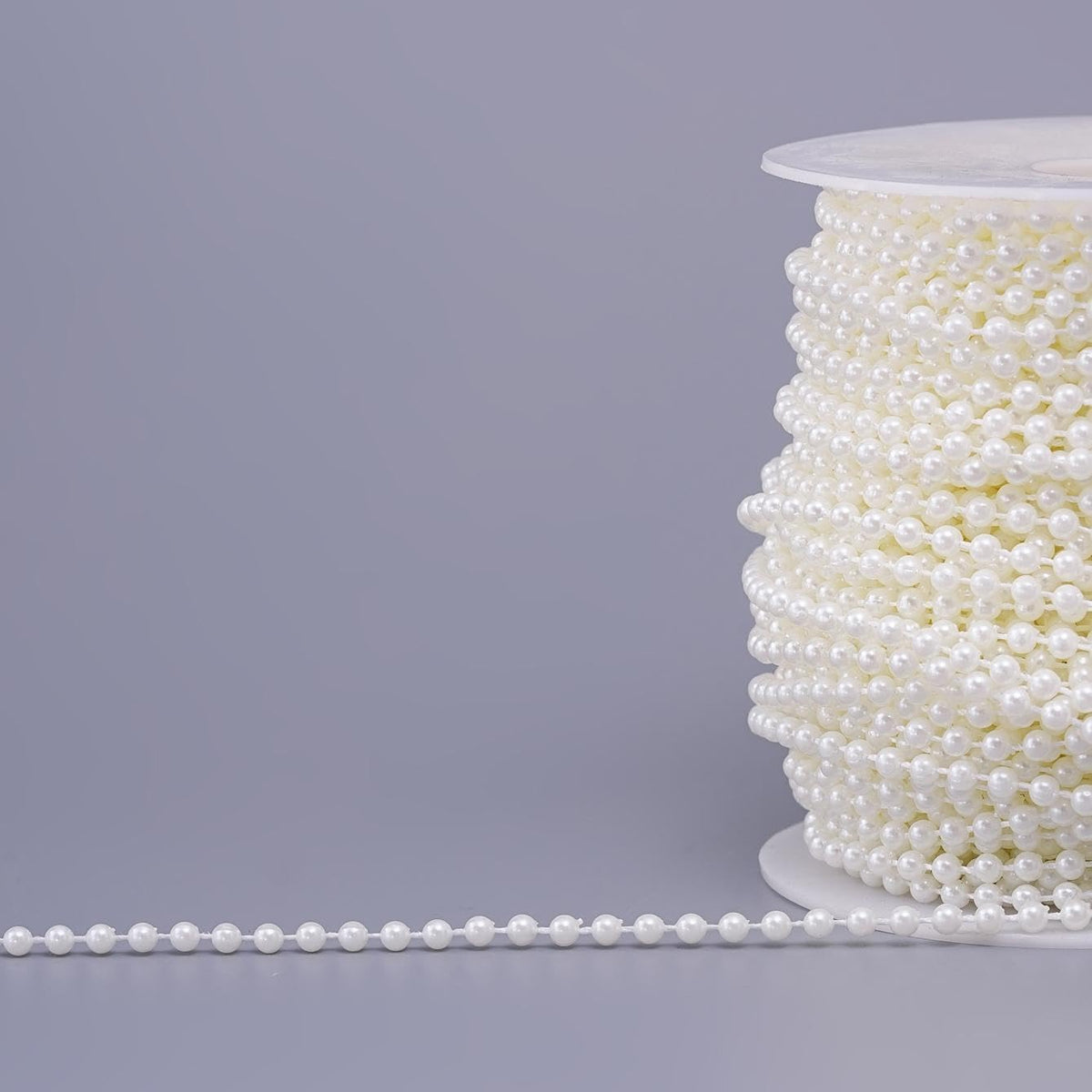 44 Yards/131 Feet Pearl Garland Craft String Pearls, Faux Pearl for Wedding Party Decoration