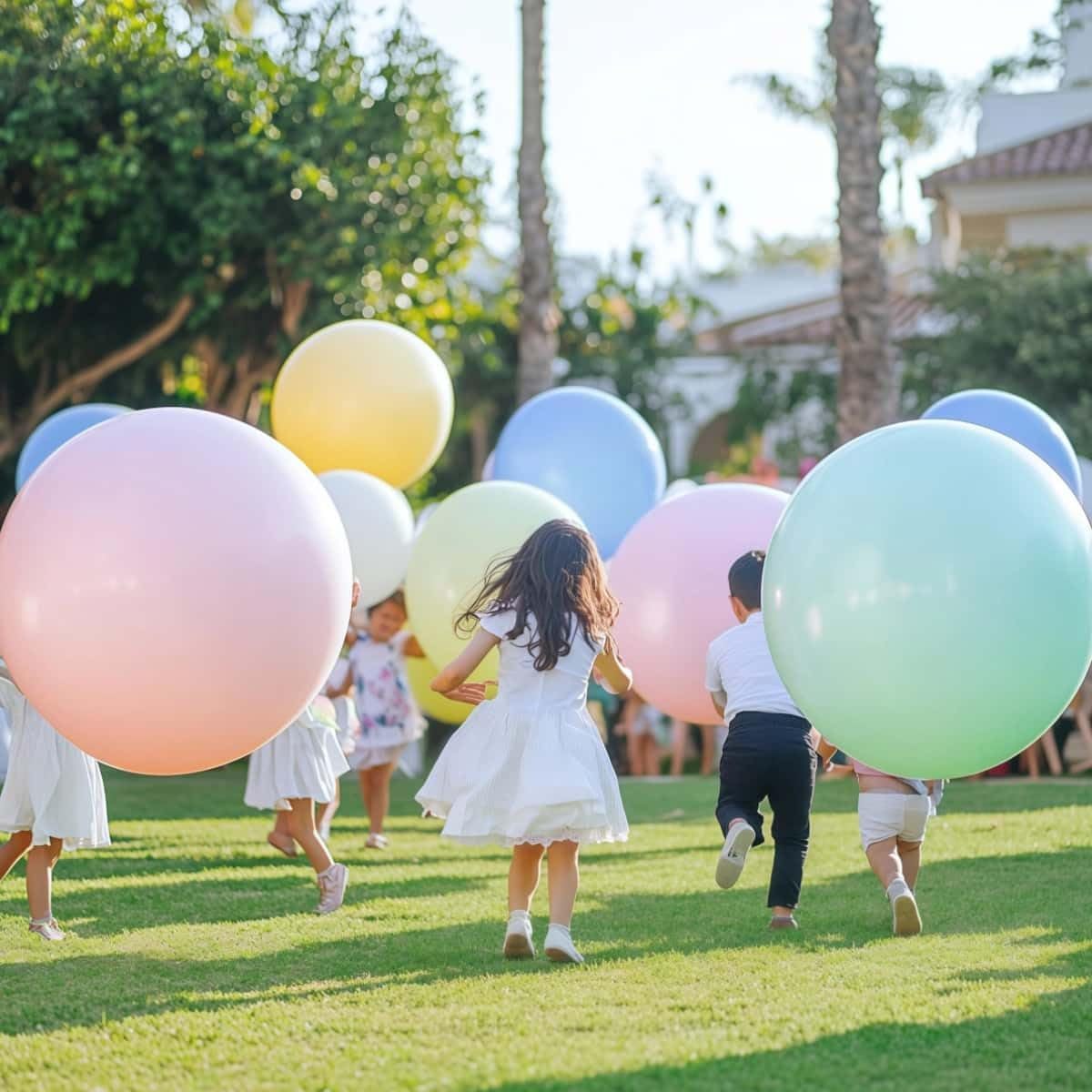 32 Pack Pastel Balloons 36 inch Multicolor Macaron Balloon for Valentine's Day Girls Birthday Baby