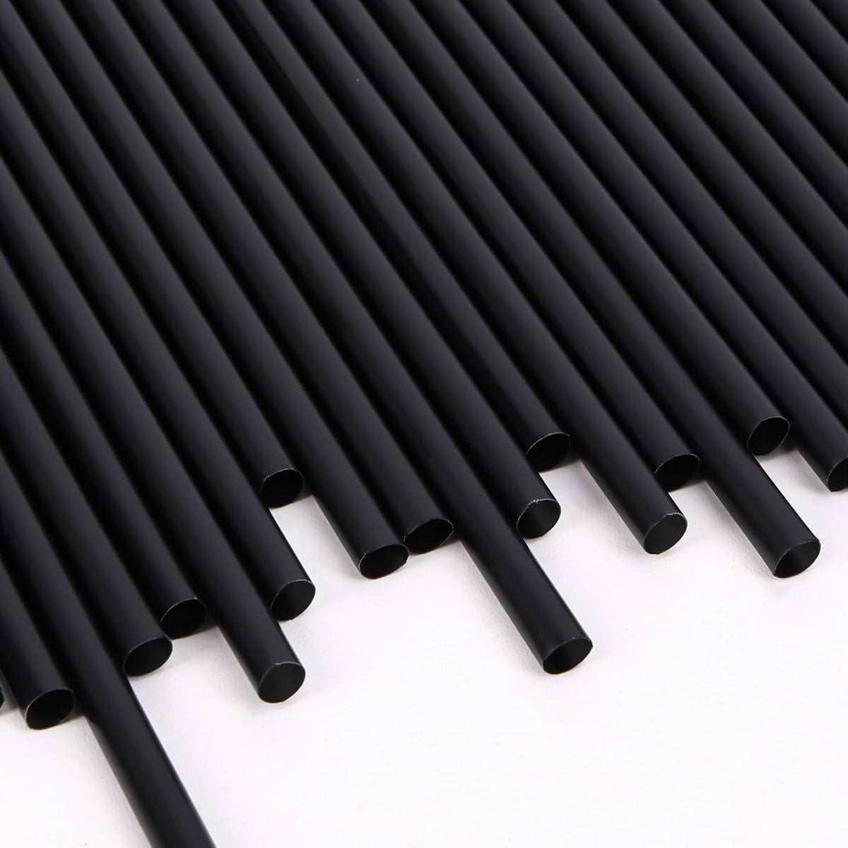 Tomnk 500pcs Straws Disposable, 10.3 Inches Plastic Straws, Plastic Drinking Straws for Tumblers