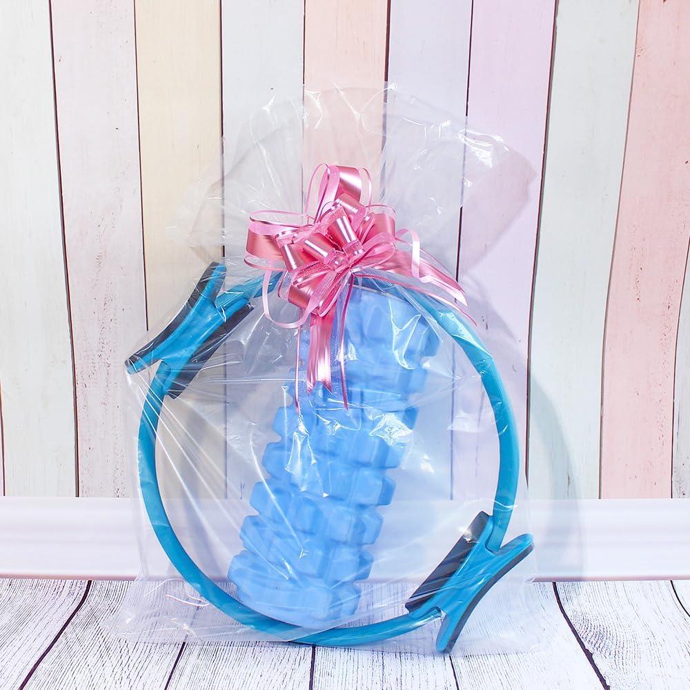 WEWILUCK Gift Bows for Presents, Pink Bows for Gift Wrapping, Gift Bows with Ribbon for Weddings