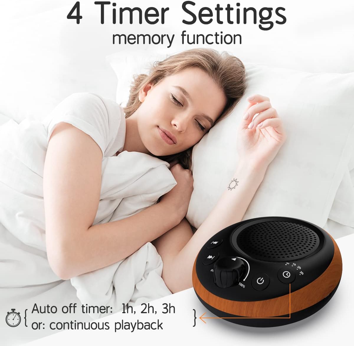 Sound Brown Noise Machine White Noise Machine Nonstop 30 Soothing Sounds Sound Therapy for Baby