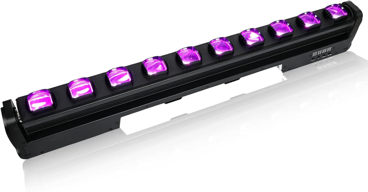 Betopper 10x15w RGBW Moving Beam LED Light Bar,10 Eye Stage Light Strobe Beam Like Spider RGBW 4IN1