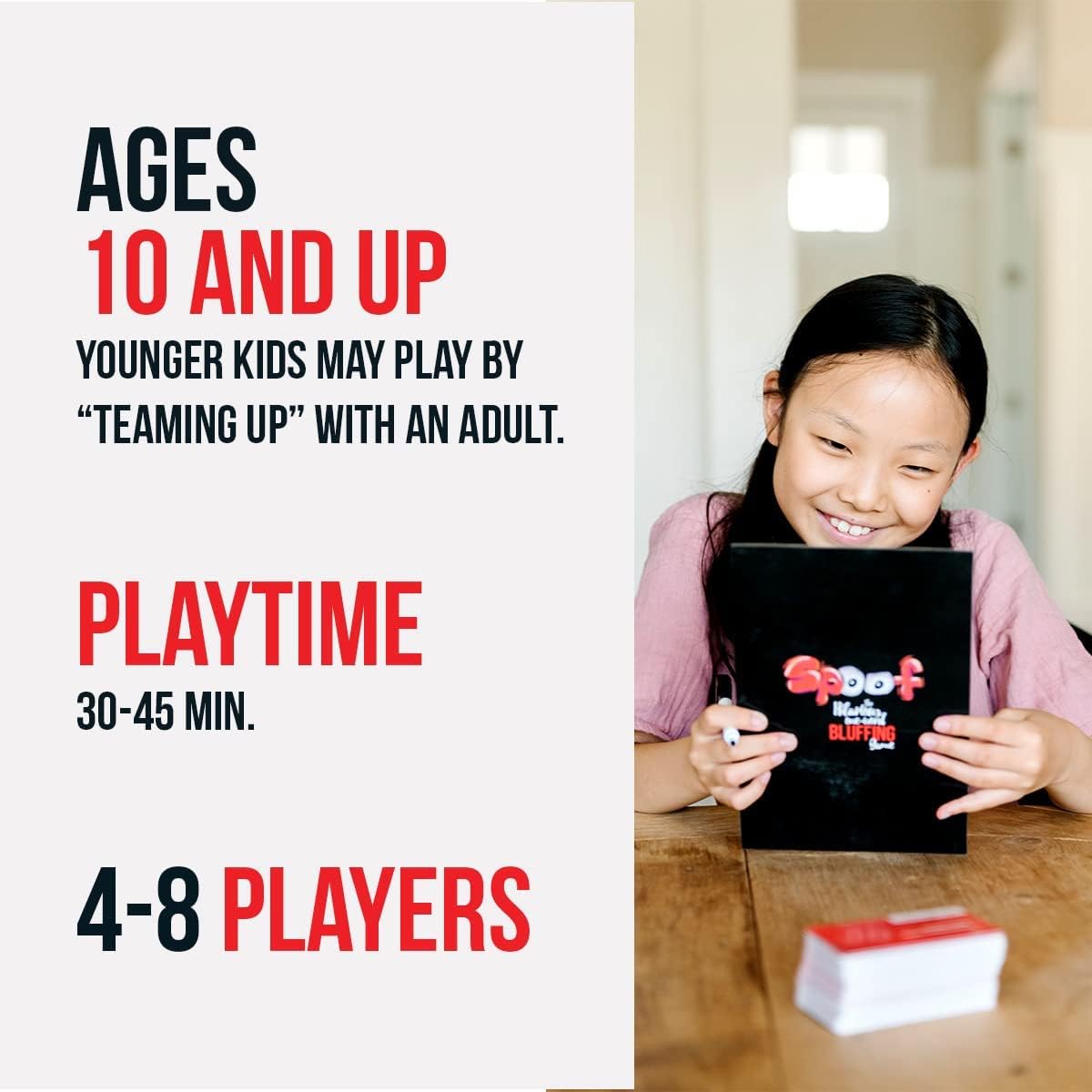 Inspiration Play Spoof Family Party Bluffing Board Game - Funny and Great for Groups Ages 8 and Up