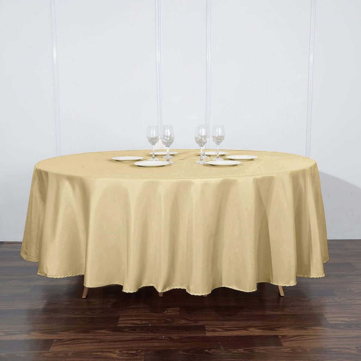 Efavormart Round Tablecloth, 108 Inch Stain & Wrinkle Resistant Washable Table Cloth, Decorative