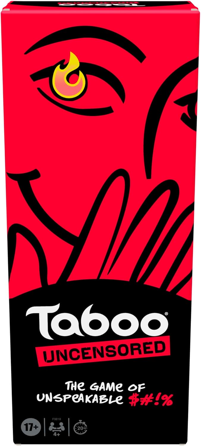 Hasbro Gaming Taboo Uncensored Board Game for Adults Only | Ages 17+ | 4+ Players | 20 Mins. Avg. |