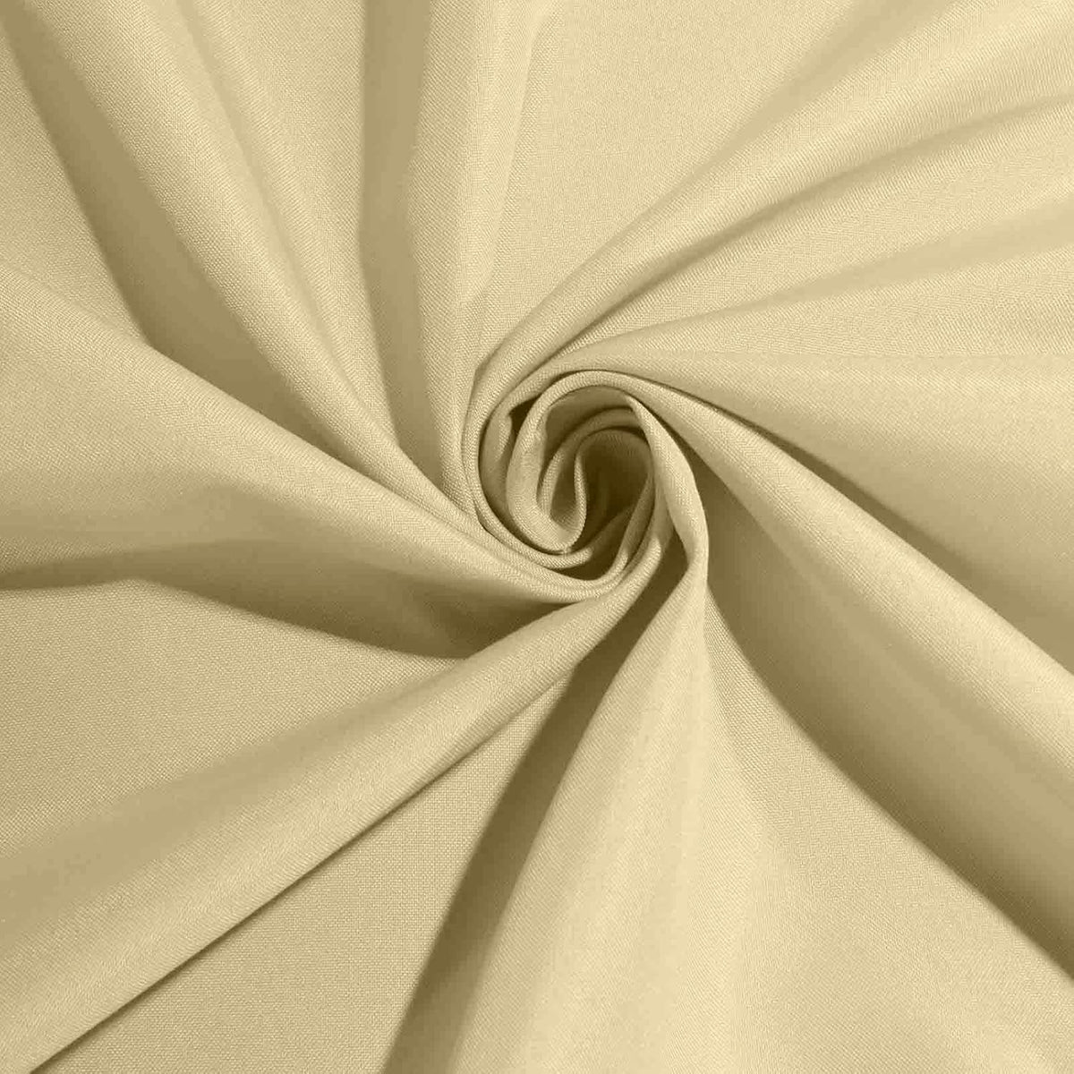 Efavormart 54x54 Champagne Wholesale Linens Seamless Polyester Square Linen Tablecloth for Wedding