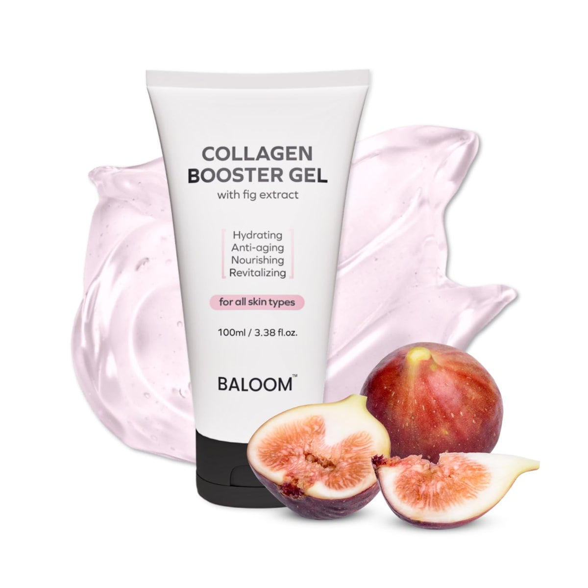 Collagen Booster Gel Serum for Korean Skin Care & Microcurrent Face Massagers, Filled With Collagen