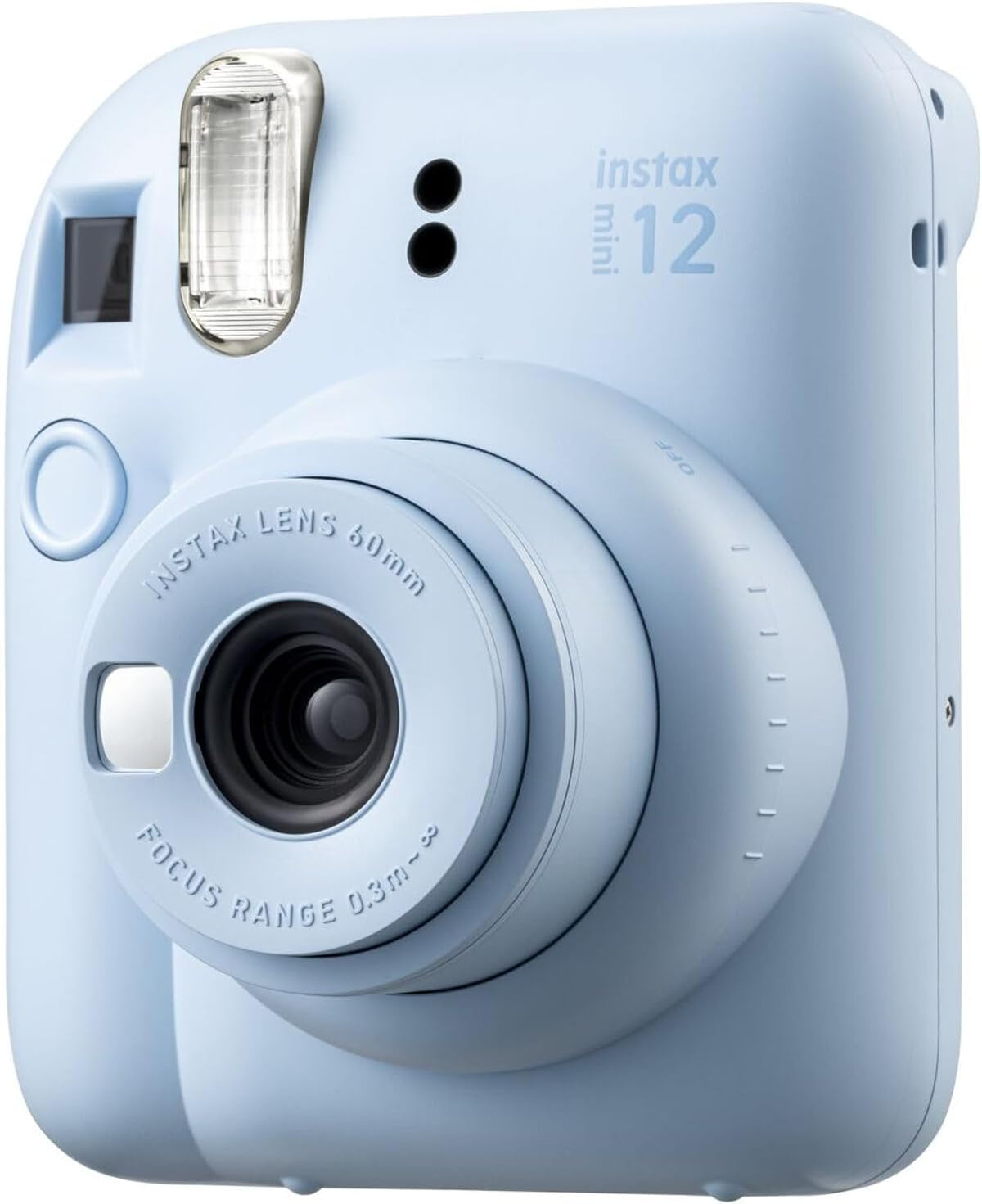 FUJIFILM INSTAX MINI 12 Film Camera Pastel Blue Bundle with Instant Film- 60 Photo Sheets with