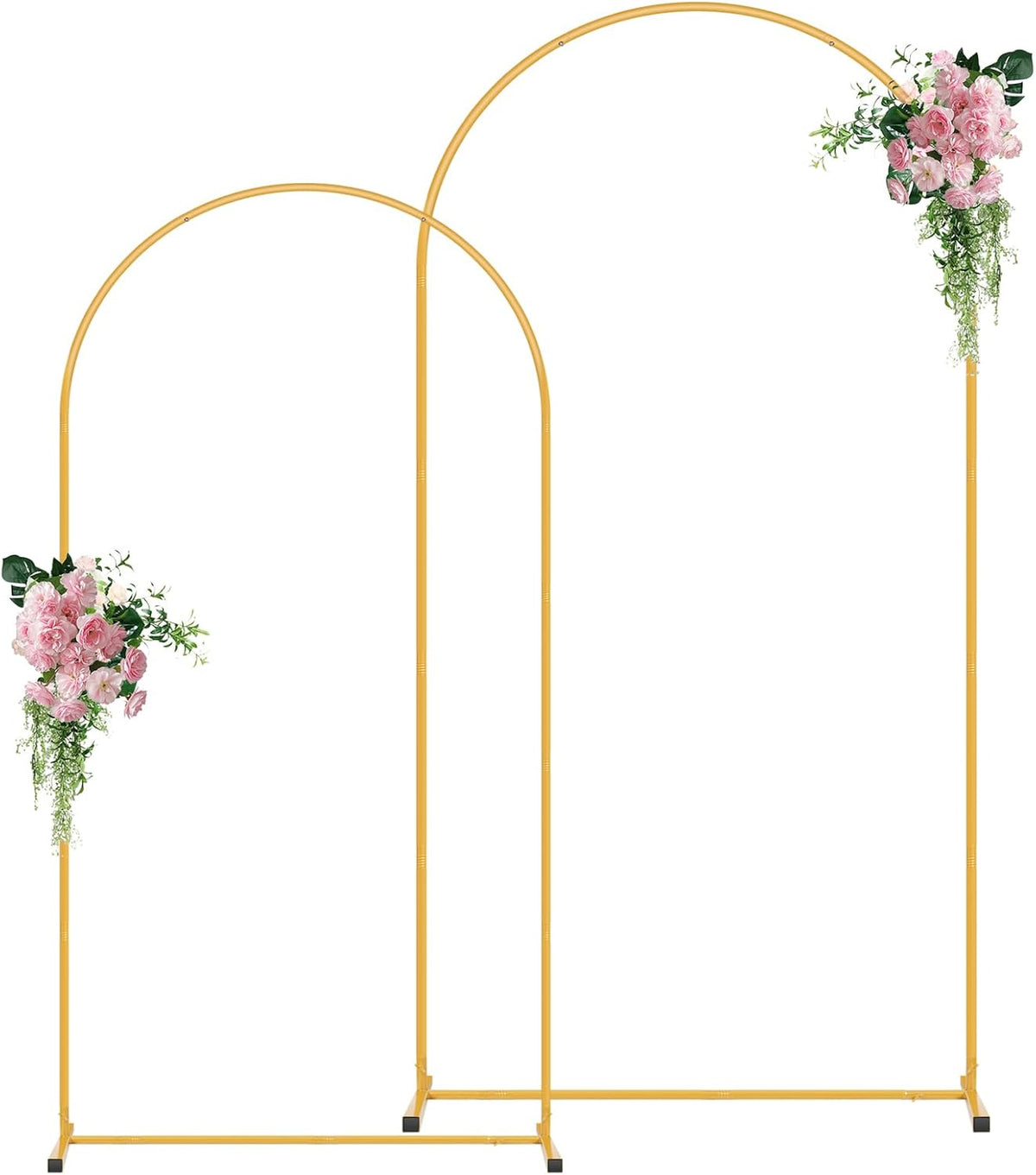 Metal Arch Backdrop Stand Set of 2 (7.2FT/6FT), Easy Assemble Balloon Arch Stand Kit, Decorative