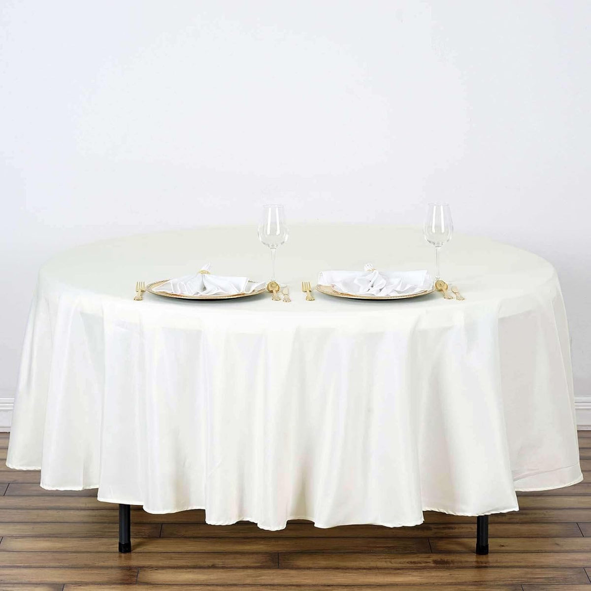 Efavormart Round Tablecloth, 108 Inch Stain & Wrinkle Resistant Washable Table Cloth, Decorative