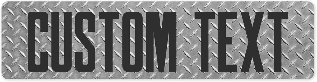 Custom Sign, Custom Street Sign, 11 Font Colors, 13 Font Styles, 4 Hole Options, 22 Sizes, 6x24