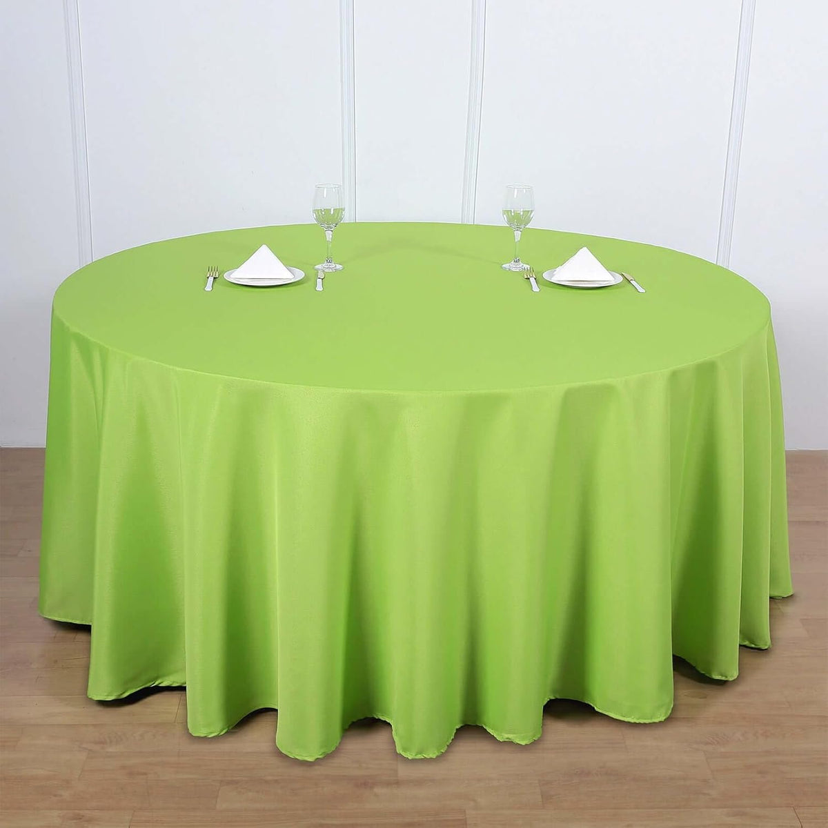 Efavormart Round Tablecloth, 120 Inch Stain & Wrinkle Resistant Washable Table Cloth, Decorative