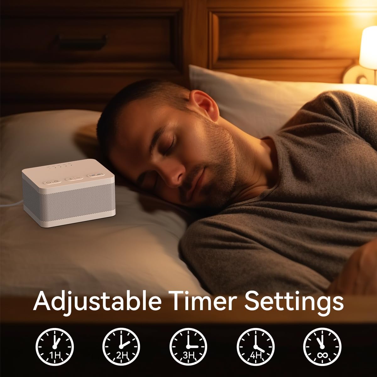 Sound Machine White Noise Machine with 30 Soothing Sounds 36 Levels Volume 5 Timers and Memory