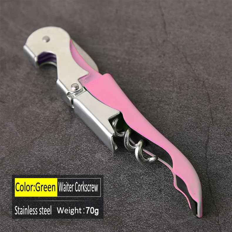 Professional Waiter Corkscrew Wine Openers Set, Heavy Duty Stainless Steel Hinges Wine Key for