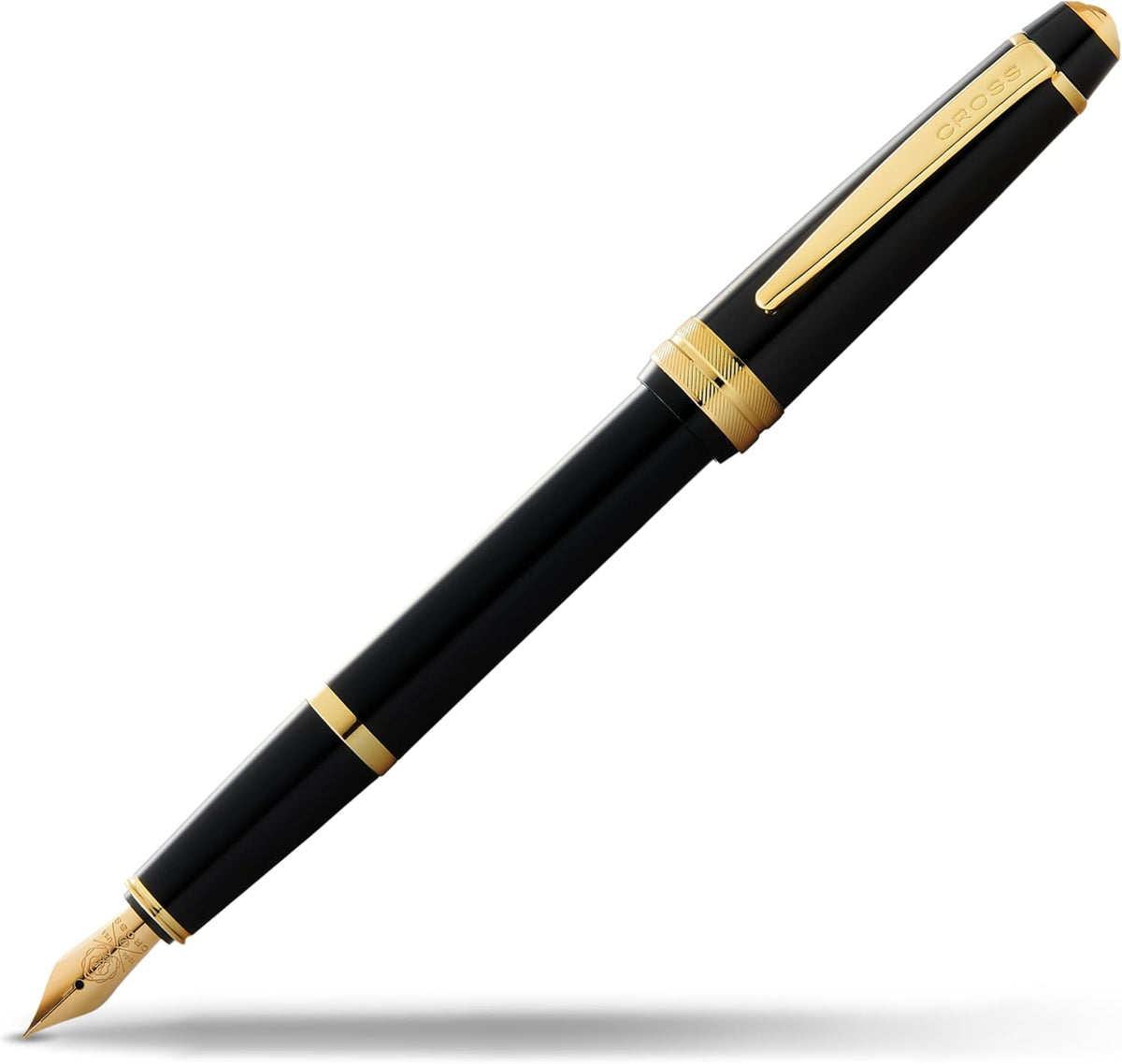 Cross Bailey Light Refillable Fountain Presented in a Everyday Gift Box - Medium Point, Black Ink