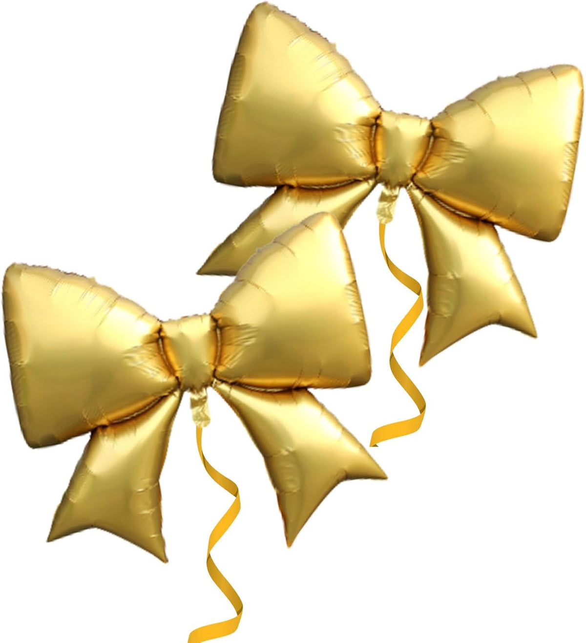 36 Inches Bow Foil Balloon Huge Bowtie Gold Balloon for Baby Shower, Wedding, Kids Theme Party