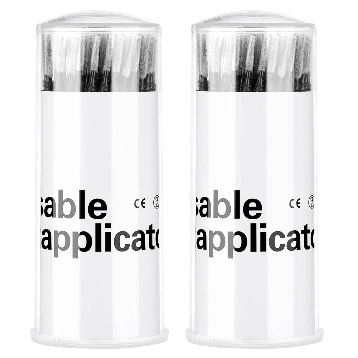 200PCS Micro Applicators Brushes Mini Cotton Swabs Remove Grafted Eyelash Glue Dedicated Brush