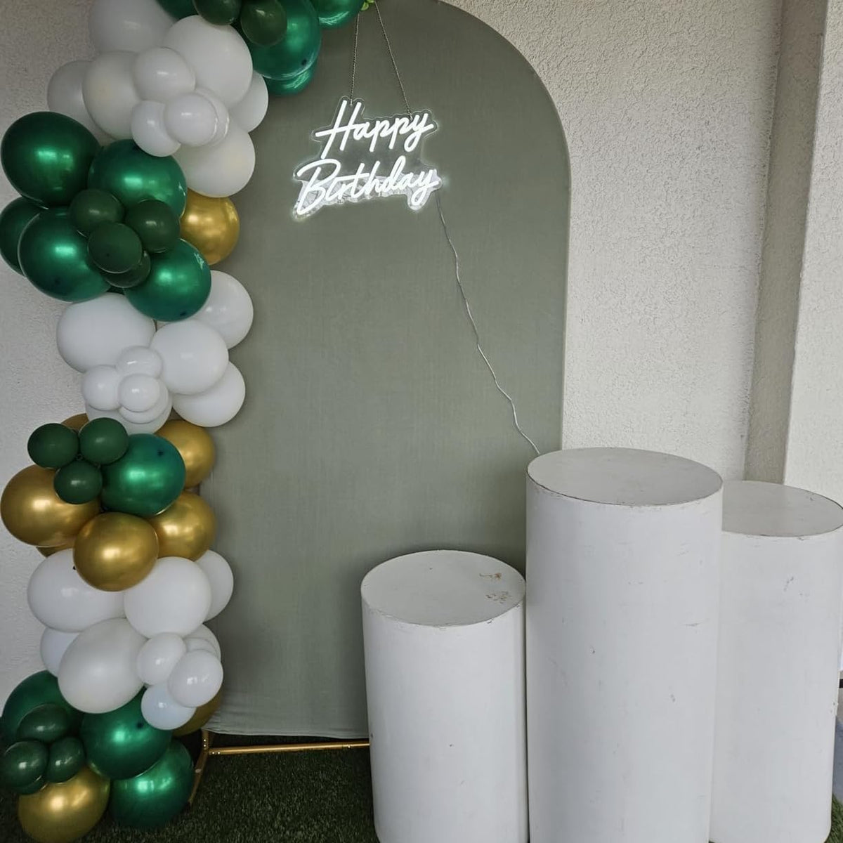 Chrome Green Balloons, 50 PCS 10 Inch Double Stuffed Metallic Dark Green Balloons, Shiny Thick